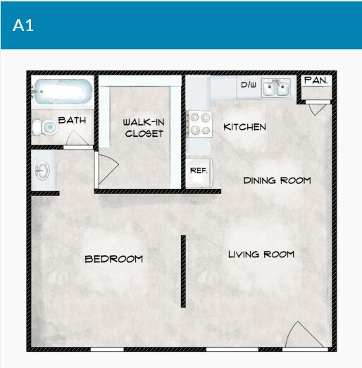 Unit 1613 floor plan